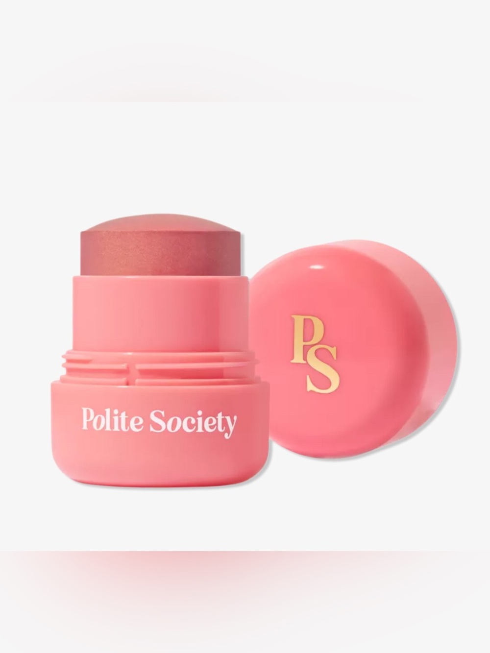 New Polite Society Polite Pops Powder Blush Stick — Malibu Peach